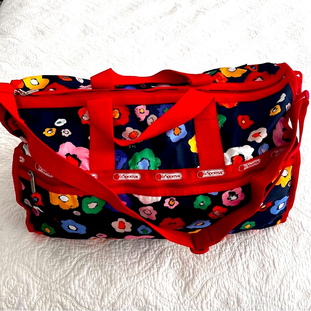 LeSportsac Multicolor Floral Duffel Bag